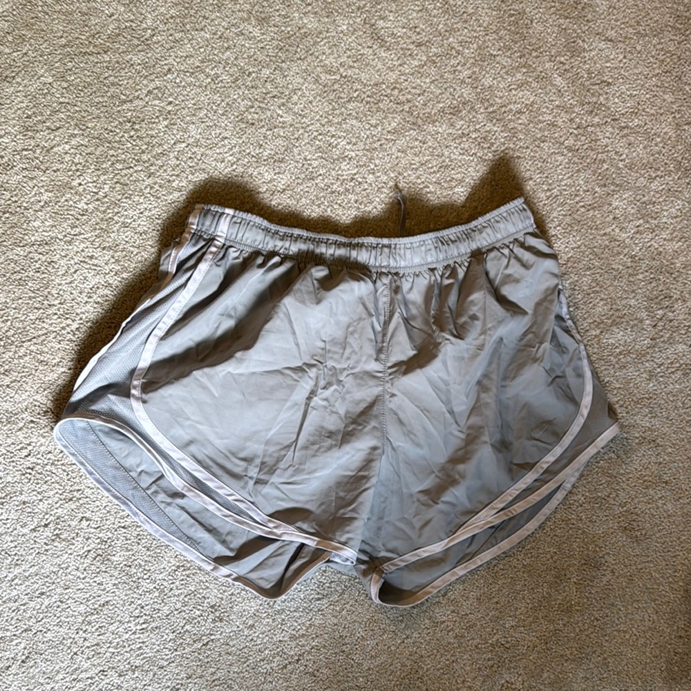 Nike Gray Athletic Shorts Lightweight Elastic Waist